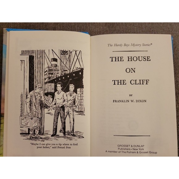 Lot of 3 Hardy Boys flashlight edition books # 2 3 4 Cliff Old Mill Chums Vtg - Picture 11 of 11